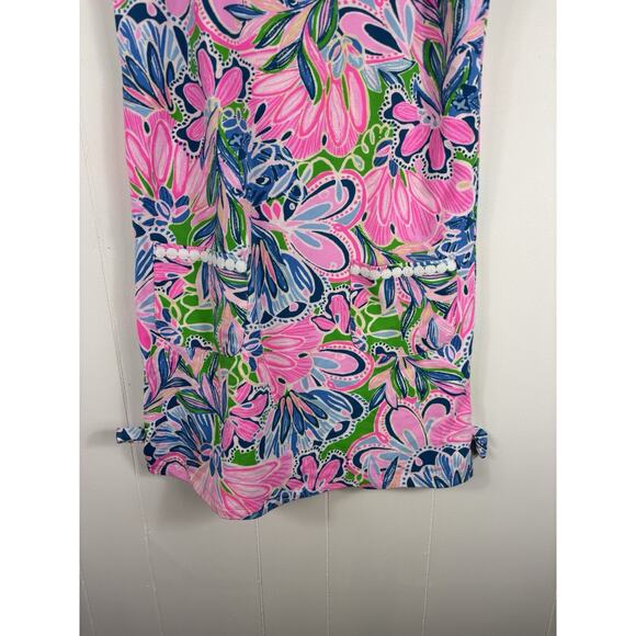 Lilly Pulitzer NWT Little Lilly Classic Shift Gecko Green Tiger Sunrise XL 12-14 - Picture 2 of 7